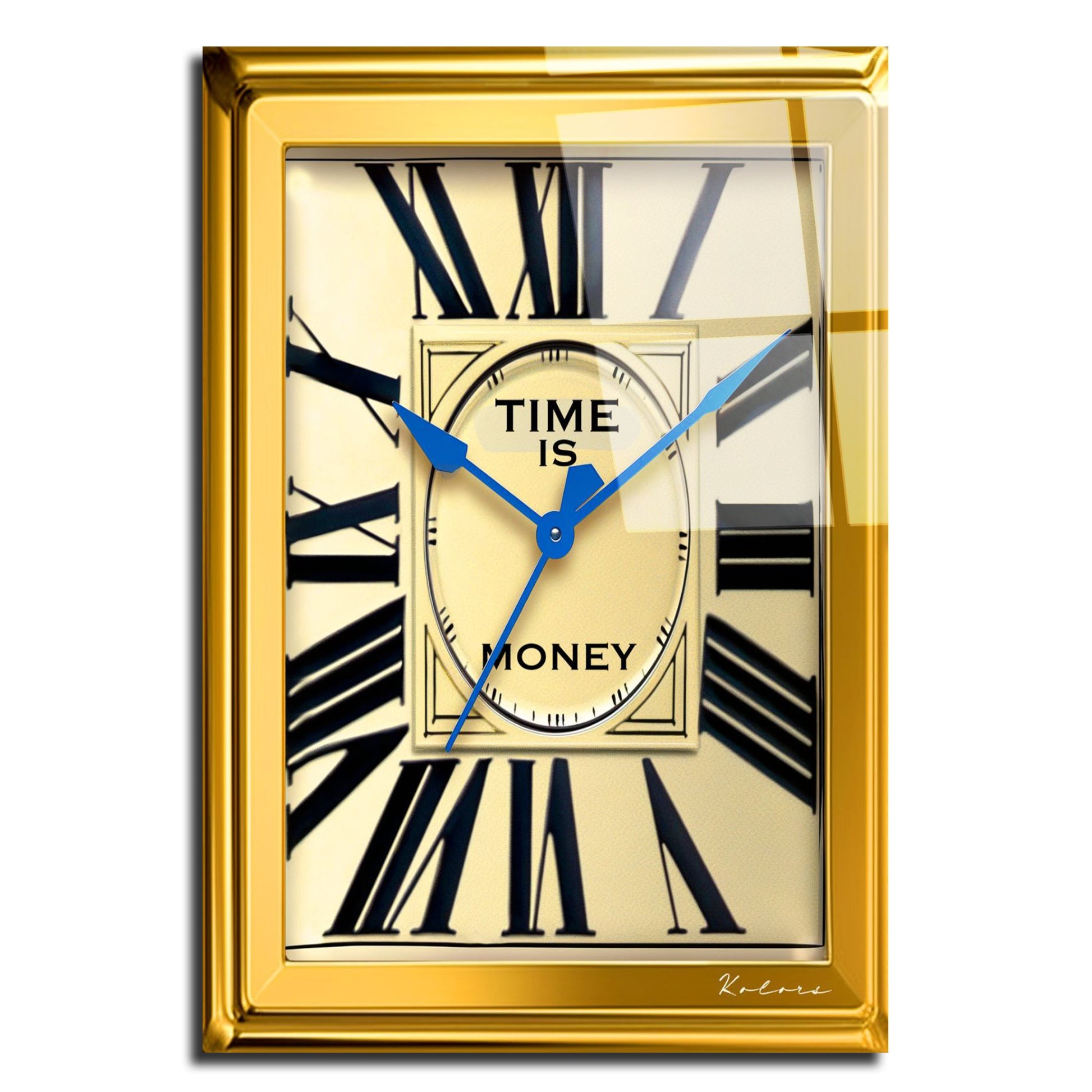 Tableau décoratif - Le temps, c'est de l'argent - kolors brand