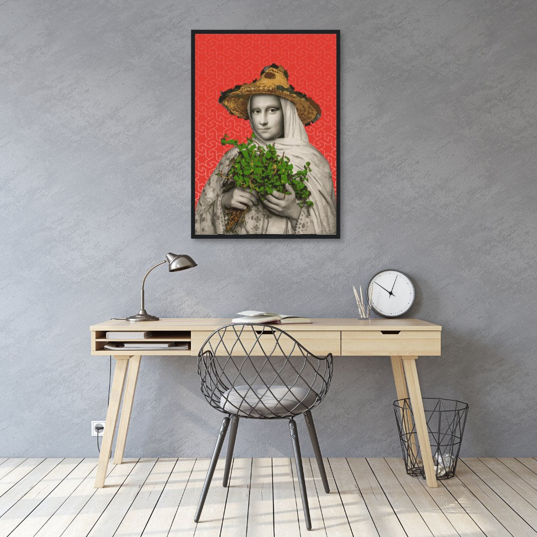 Tableau décoratif - Lisa Marocaine - Rouge - kolors brand
