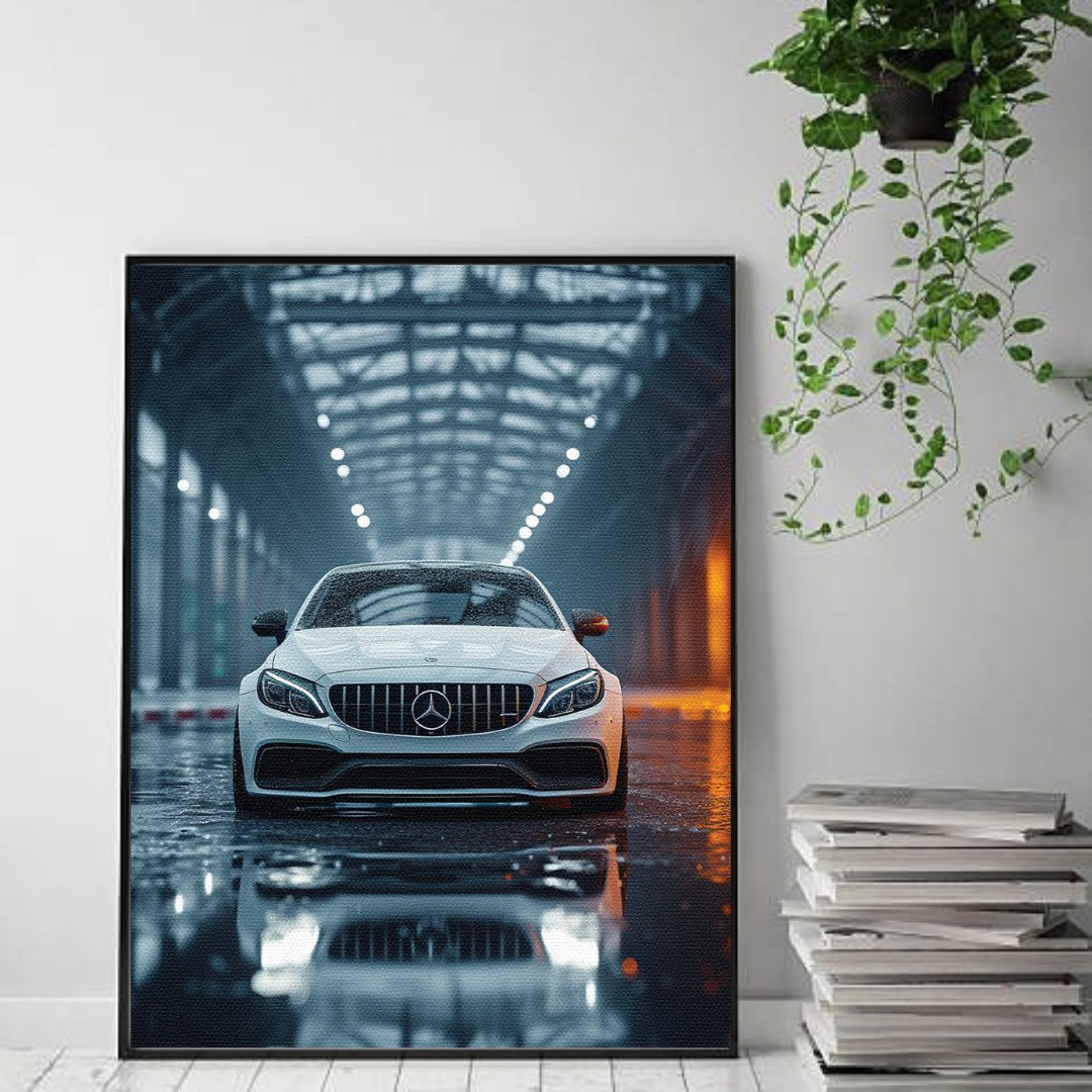 Tableau décoratif - Mercedes: Miroir de la Nuit - kolors brand
