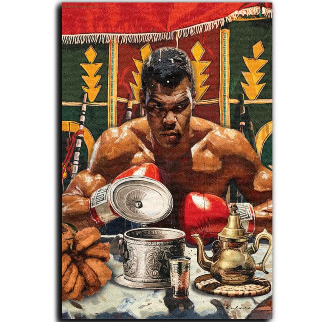 Tableau décoratif - Muhammed Ali x Maroc - kolors brand