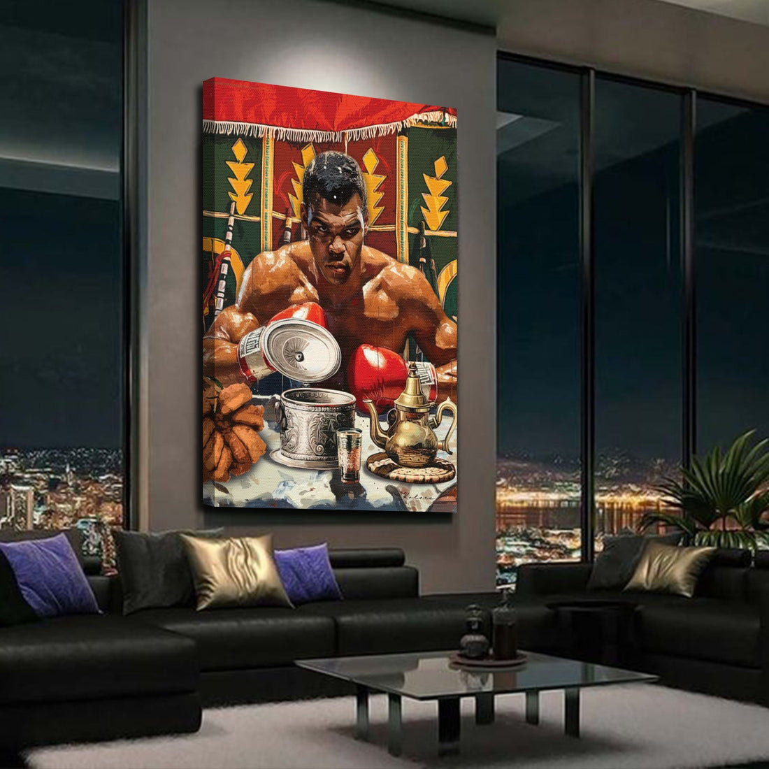Tableau décoratif - Muhammed Ali x Maroc - kolors brand