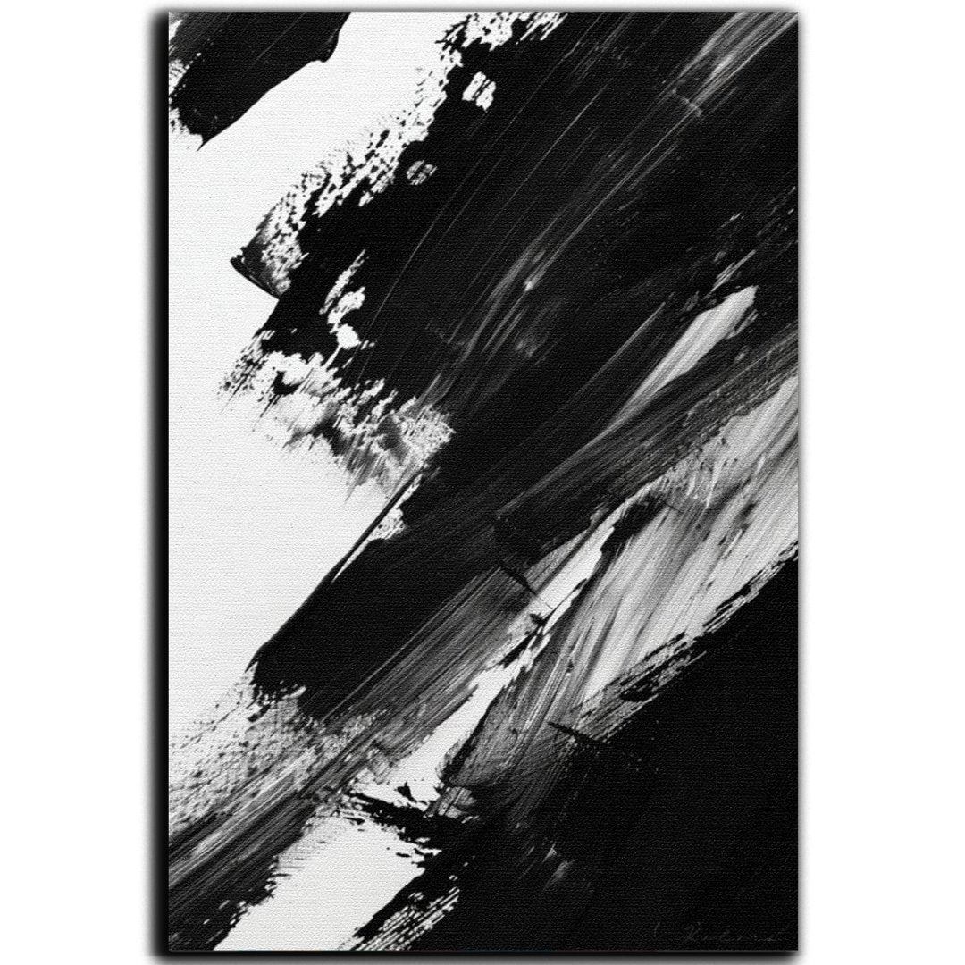 Tableau décoratif - Noir épais Abstrait - kolors brand