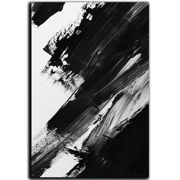 Tableau décoratif - Noir épais Abstrait - kolors brand