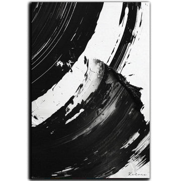 Tableau décoratif - Noir et blanc Abstrait - kolors brand