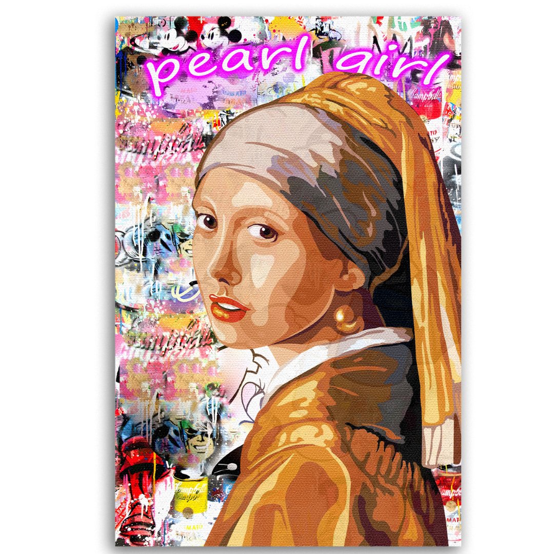 Tableau décoratif - Pearl girl - Pop art - kolors brand