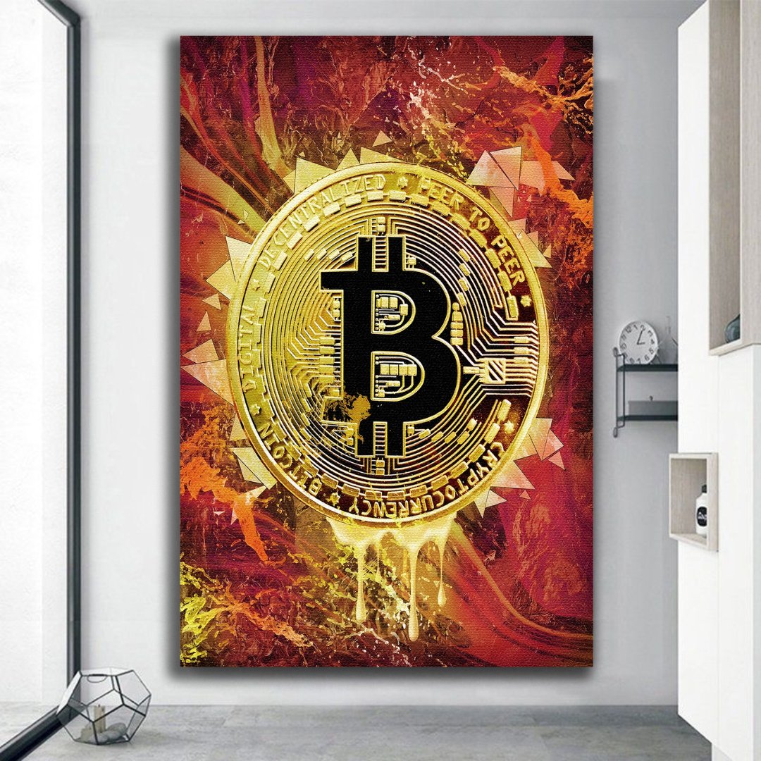 Tableau décoratif - Puissance BTC - kolors brand