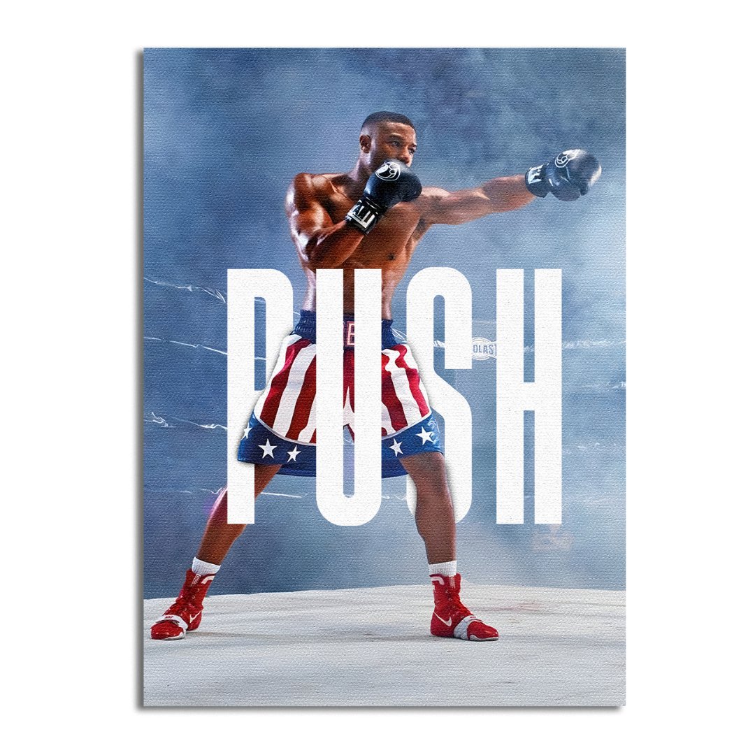 Tableau décoratif - PUSH - kolors brand