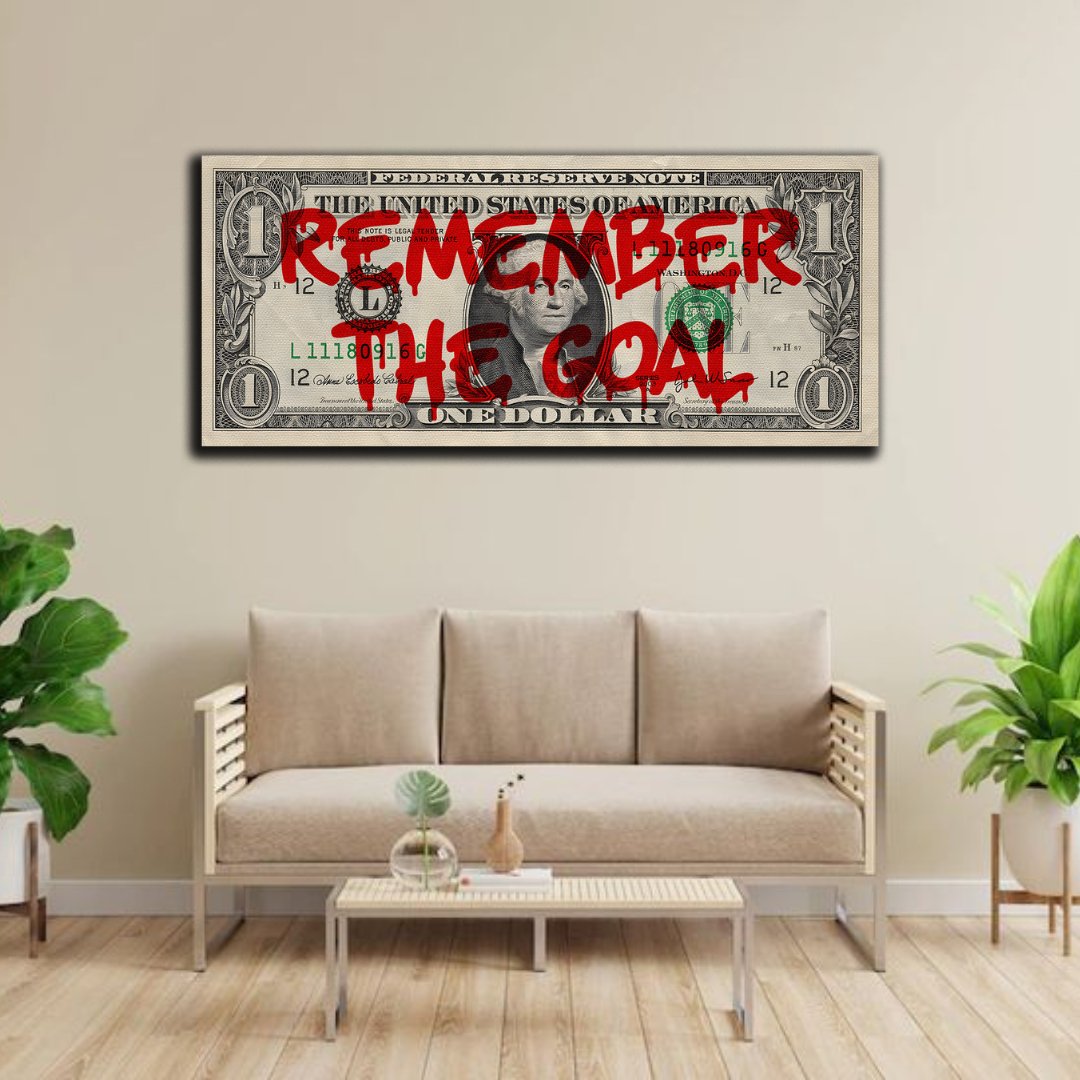 Tableau décoratif - Rappelle - toi l'objectif - kolors brand