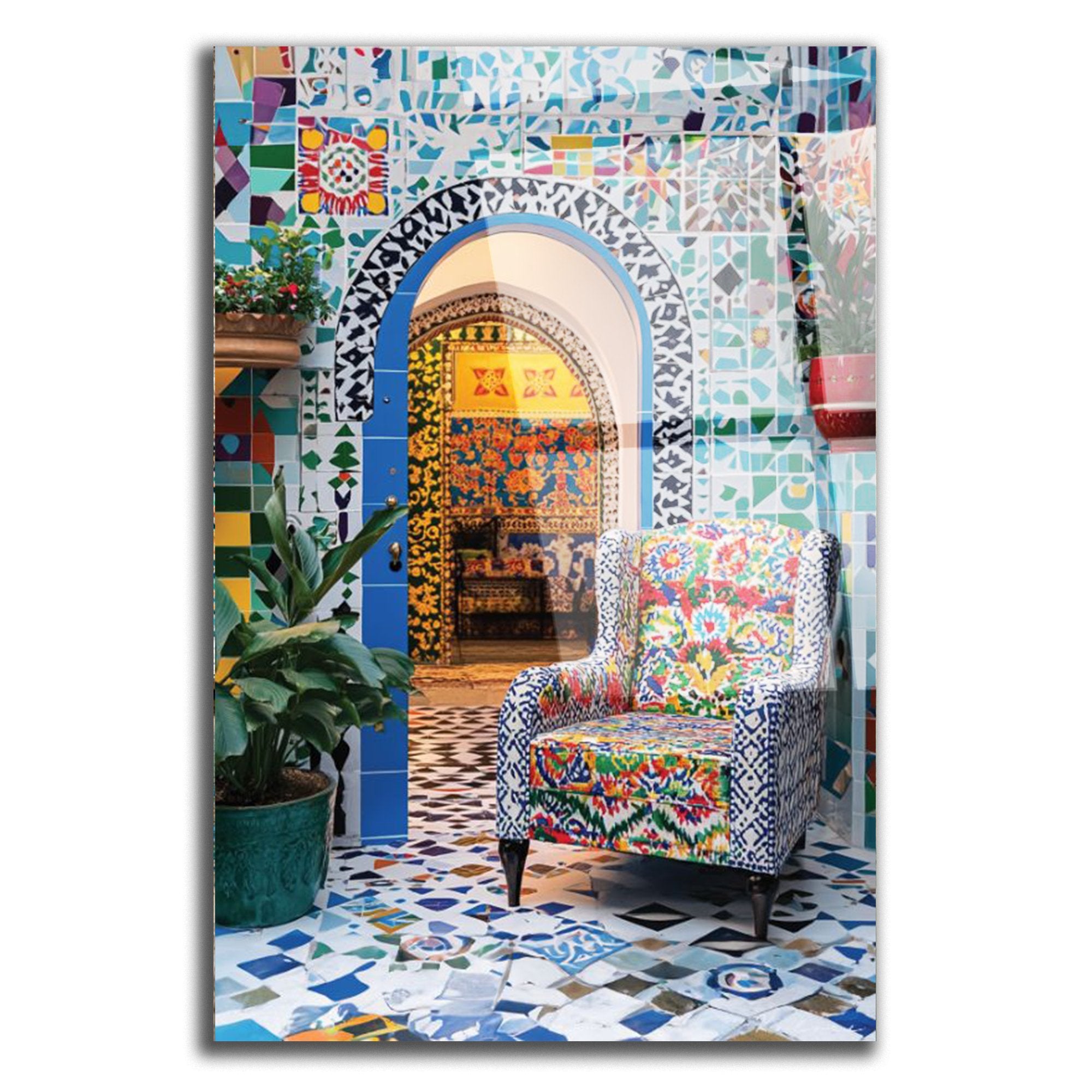 Tableau décoratif - Rêve de carrelage marocain - kolors brand