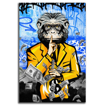 Tableau décoratif - Singe à succès - Pop art - kolors brand