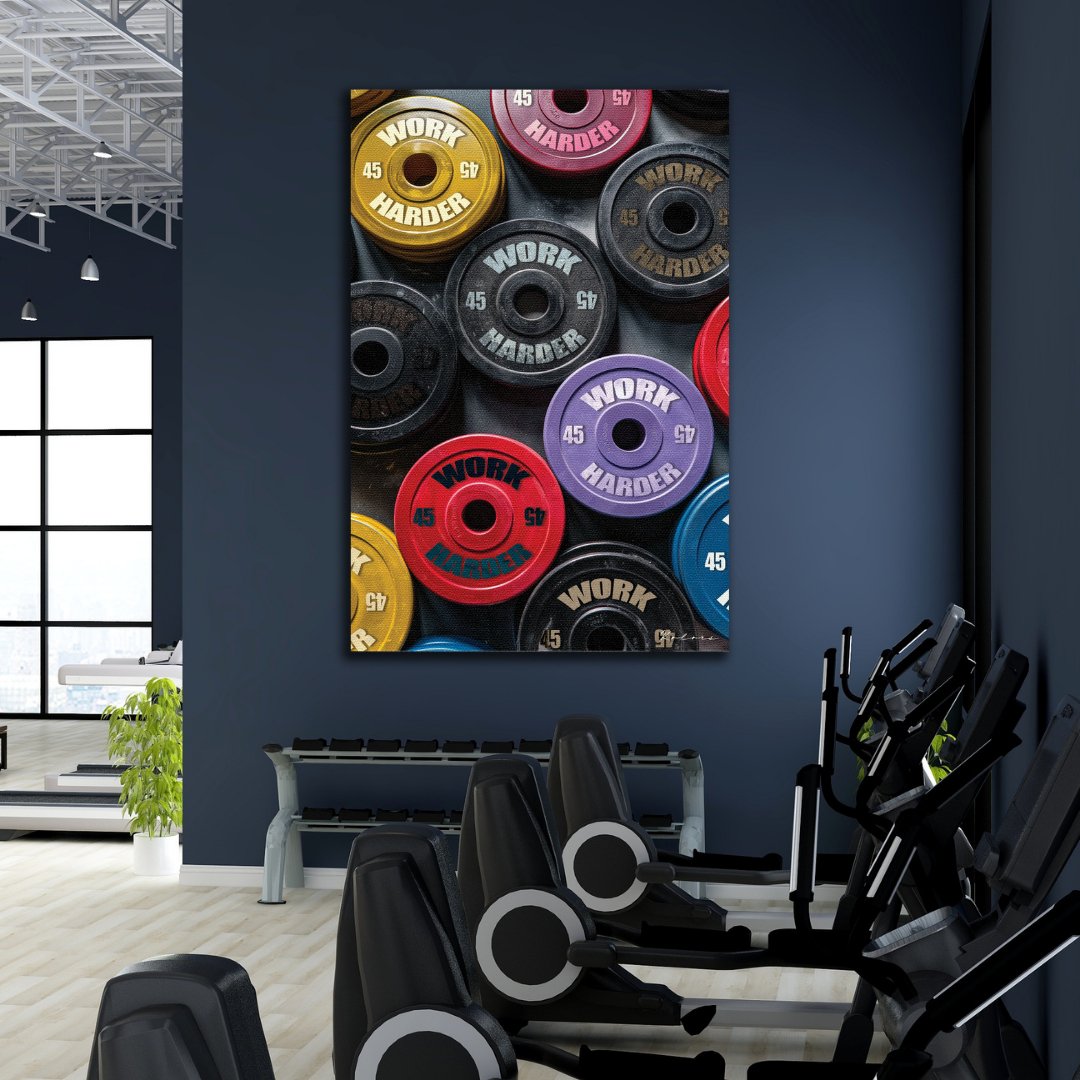 Tableau décoratif - Travaille Plus Dur - kolors brand