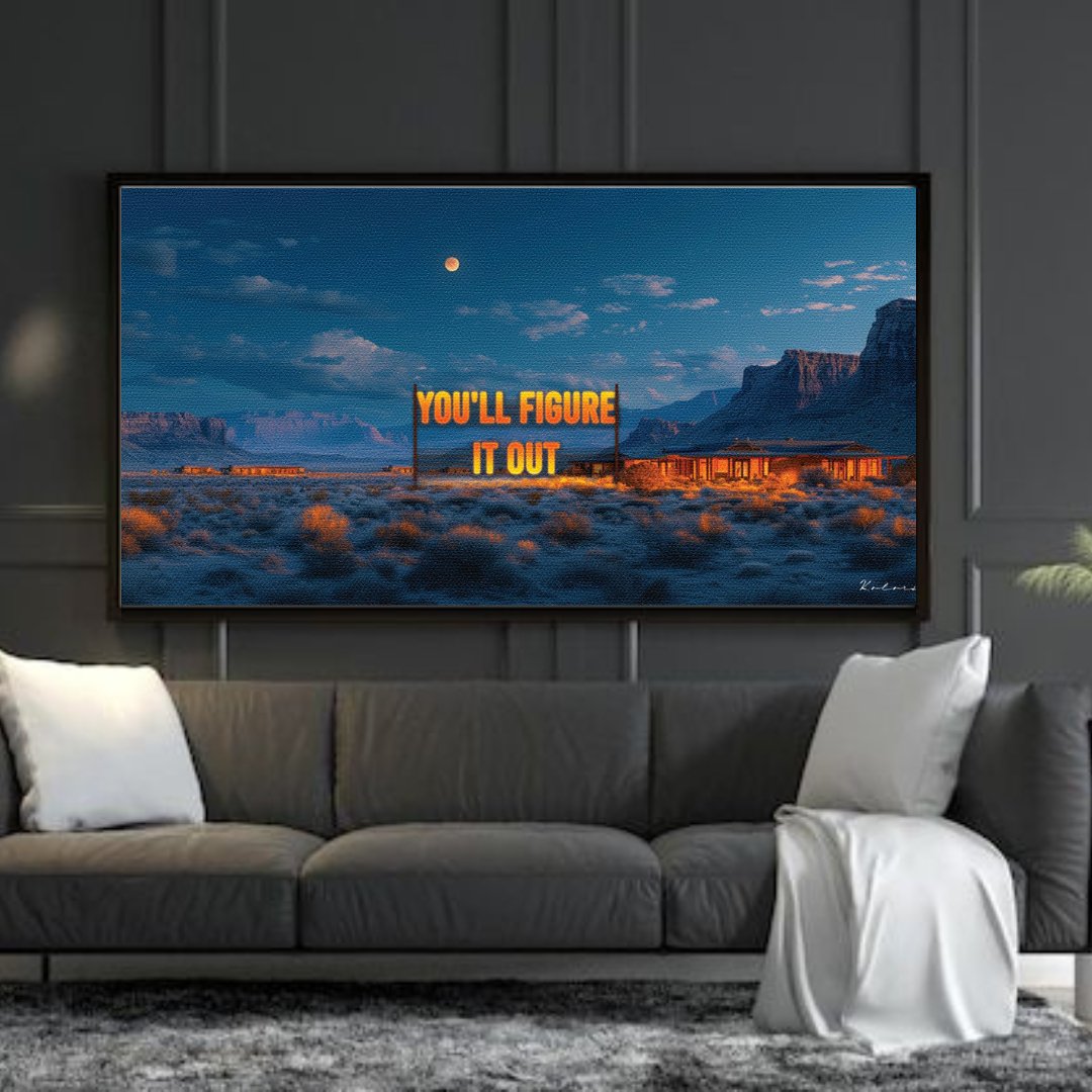 Tableau décoratif - Tu te retrouveras - kolors brand