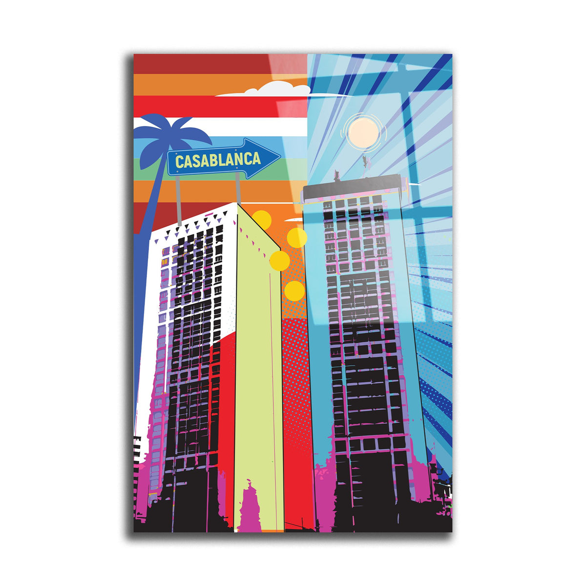 Tableau décoratif - Twin center pop art - kolors brand
