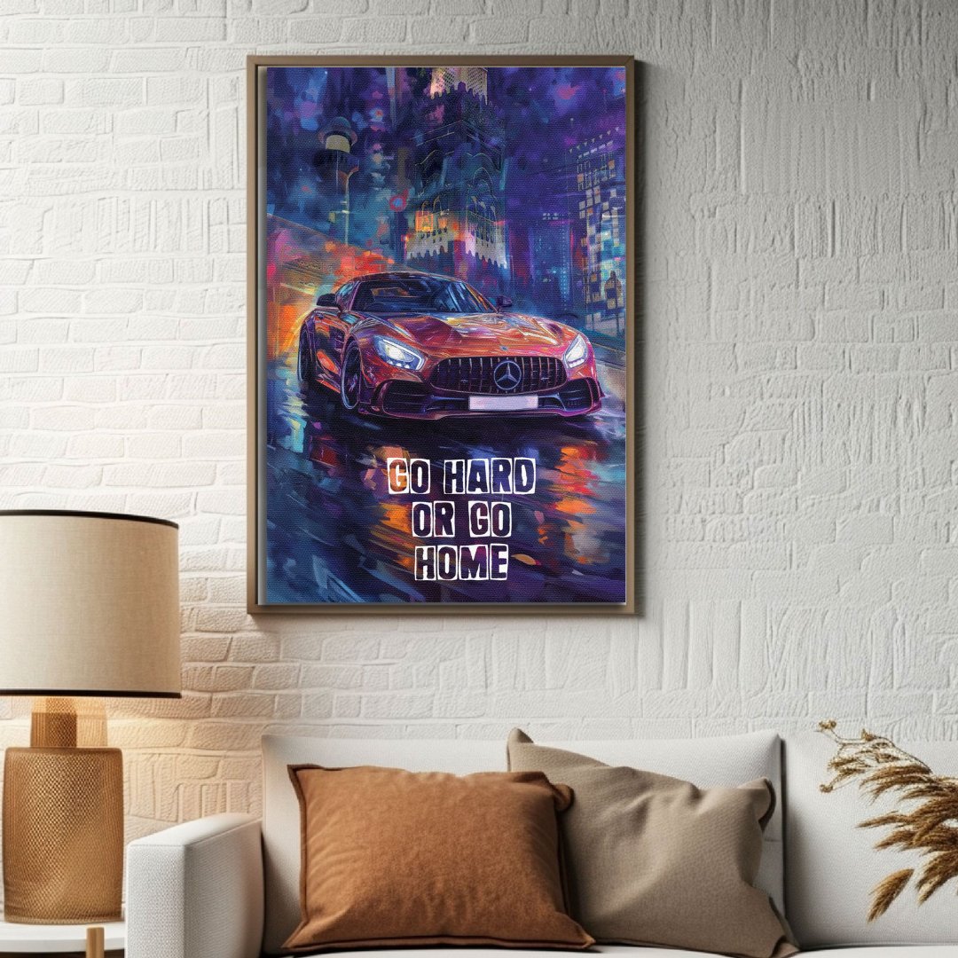 Tableau décoratif - Va au bout ou rentre chez toi - Mercedes - kolors brand