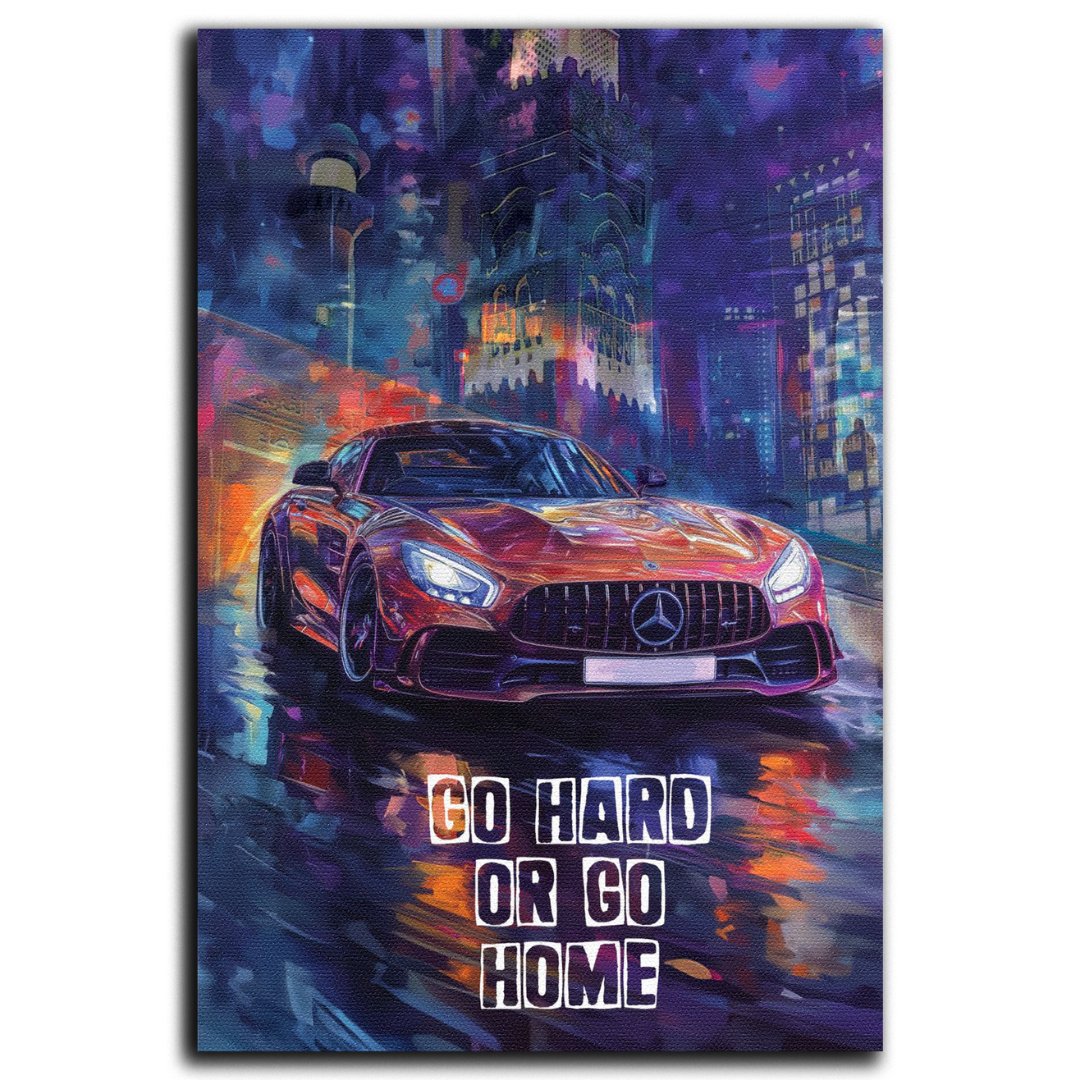 Tableau décoratif - Va au bout ou rentre chez toi - Mercedes - kolors brand