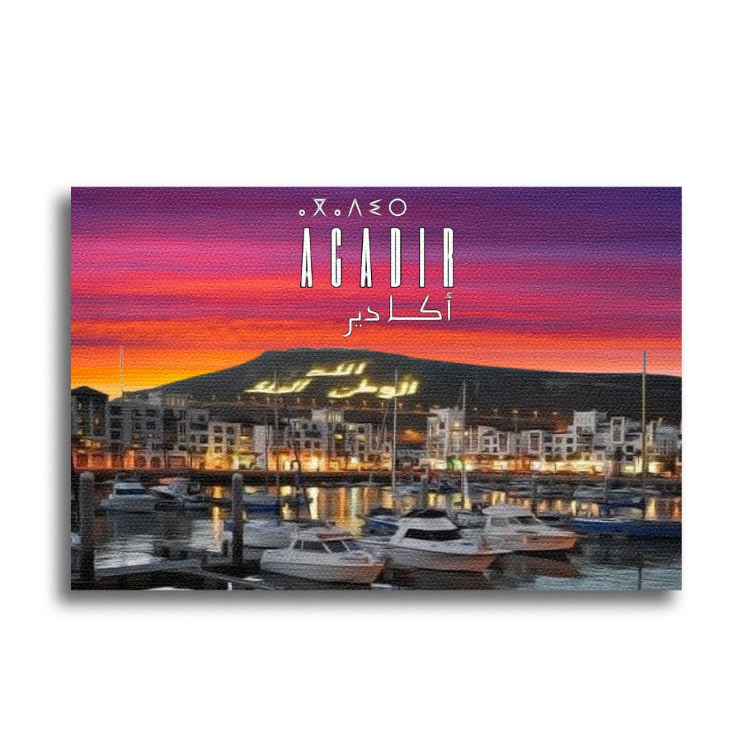 Tableau décoratif - Ville d'Agadir - kolors brand