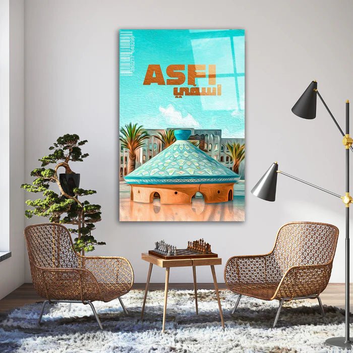 Tableau décoratif - Ville d'Asfi - kolors brand