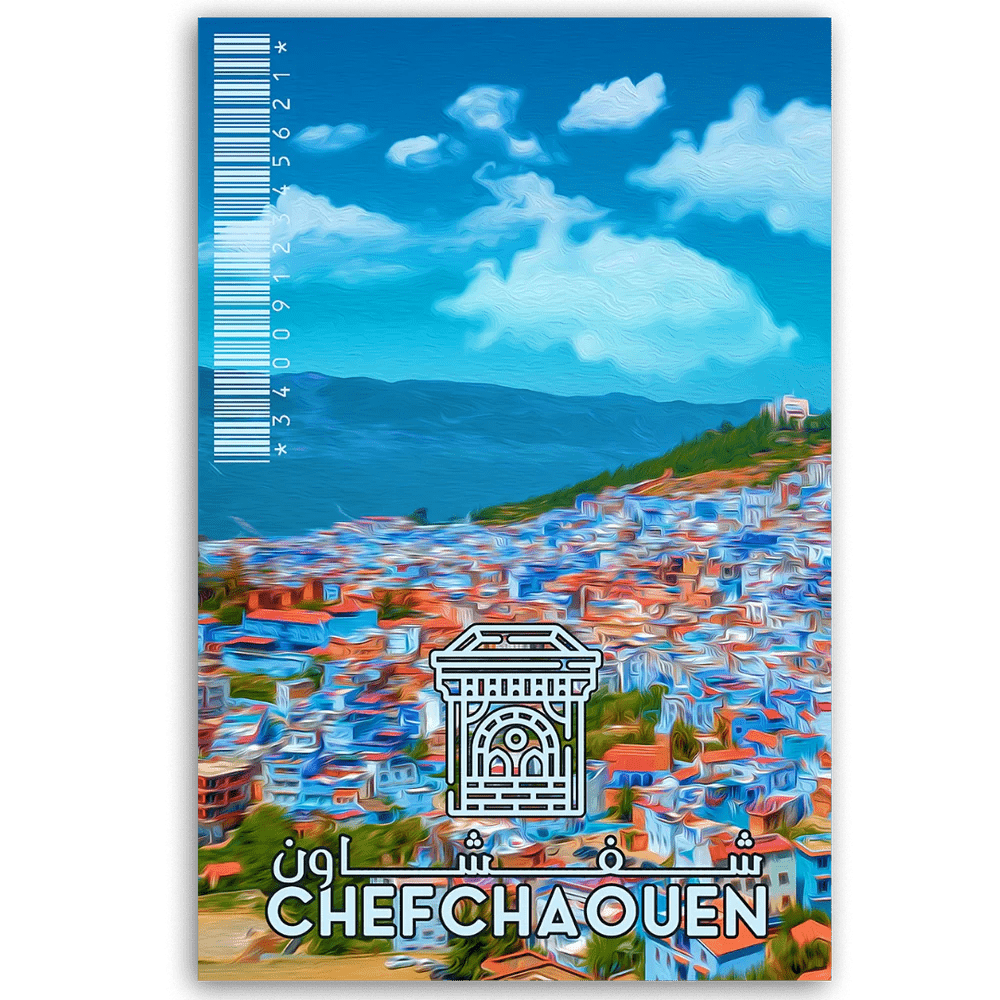 Tableau décoratif - Ville de Chefchaouen - kolors brand