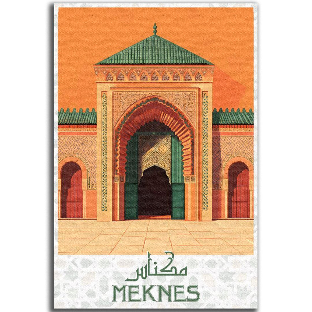 Tableau décoratif - Ville de Méknes - kolors brand