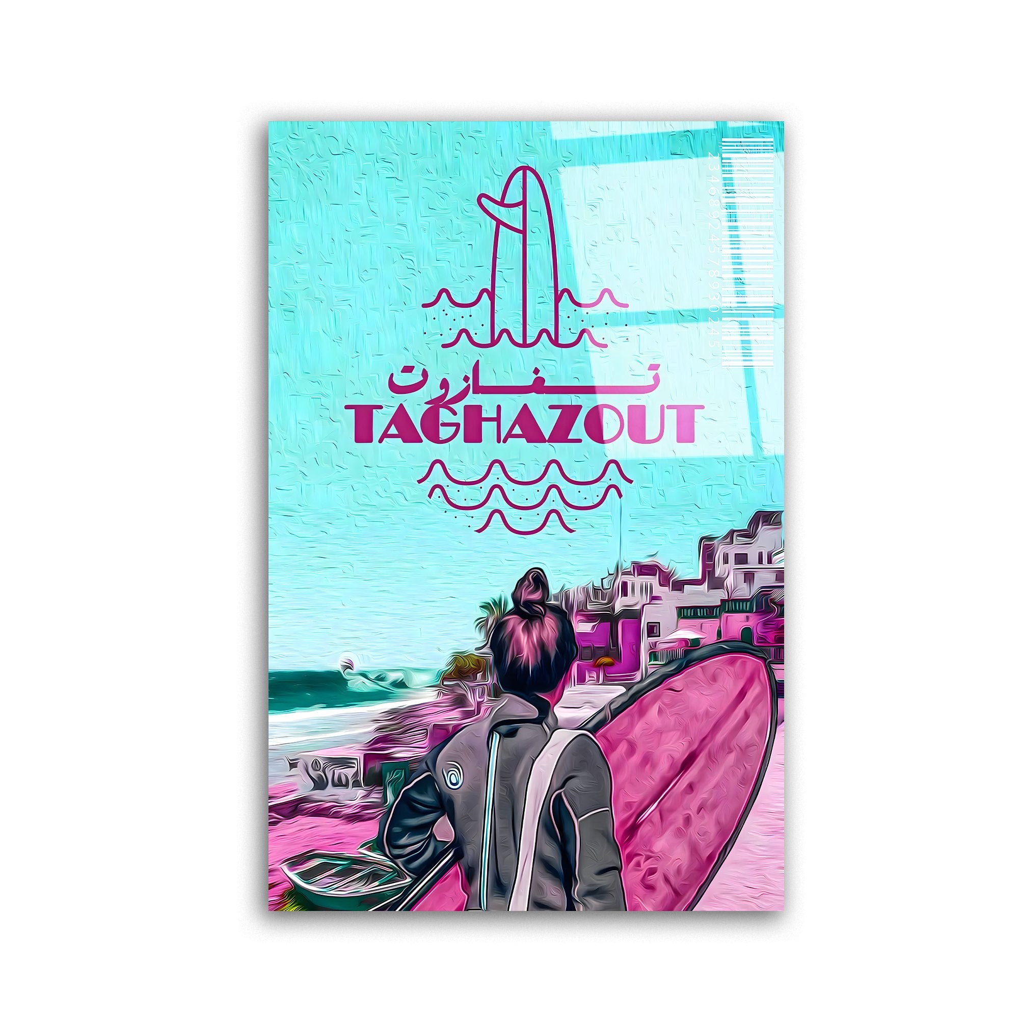 Tableau décoratif - Ville de Taghazout - kolors brand