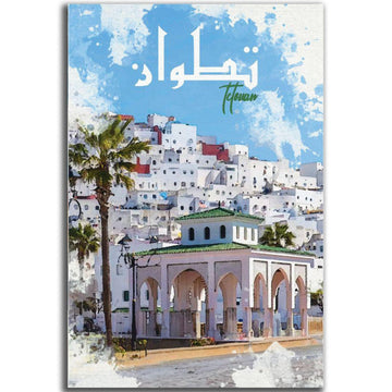 Tableau décoratif - Ville de Tétouan - kolors brand