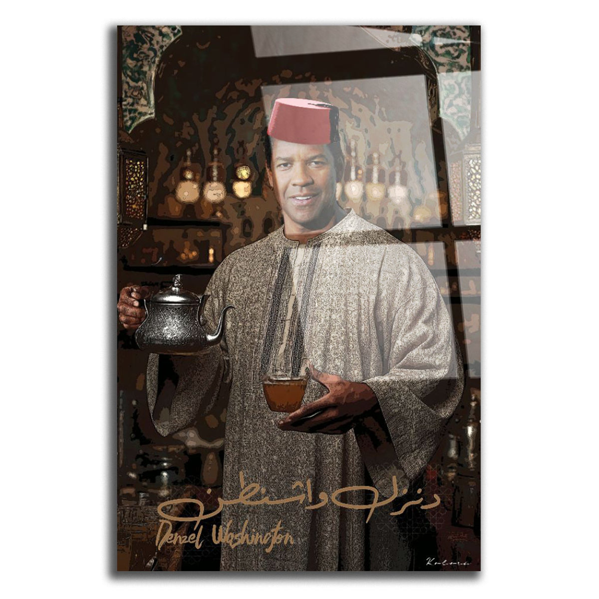 Tableau décoratif - Washington x Maroc - kolors brand