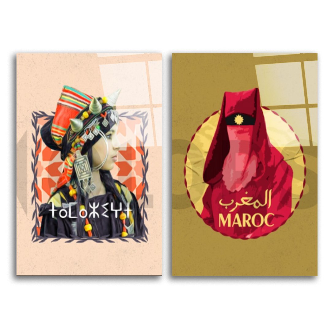 Tableaux décoratifs Pack - Amazigh Duo - kolors brand