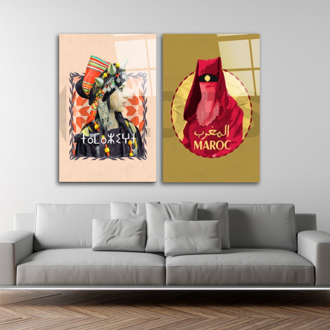 Tableaux décoratifs Pack - Amazigh Duo - kolors brand