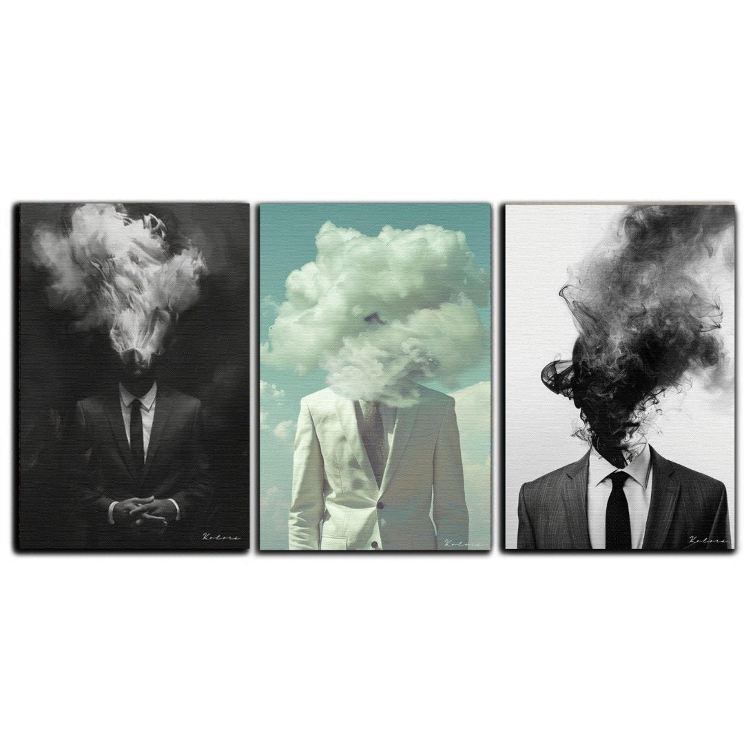 Tableaux décoratifs Pack - Esprits dans les Nuages - kolors brand