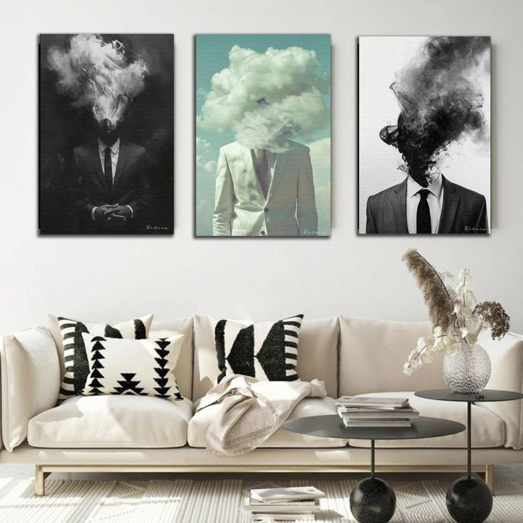 Tableaux décoratifs Pack - Esprits dans les Nuages - kolors brand