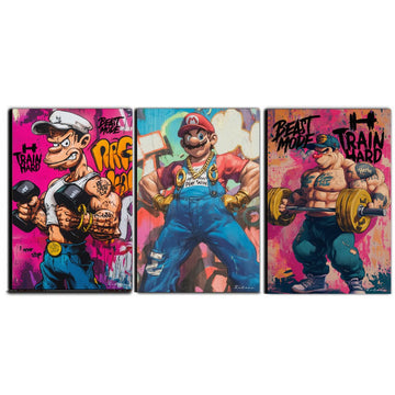 Tableaux décoratifs Pack - Héros en Mode Beast - kolors brand