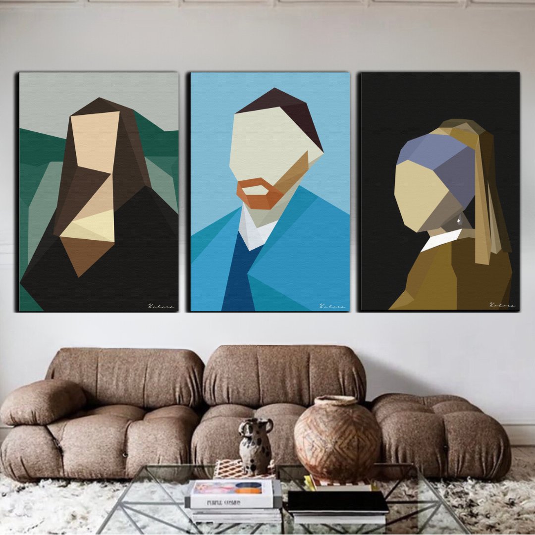 Tableaux décoratifs Pack - Icônes Abstraites - kolors brand