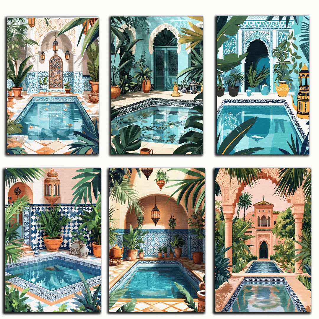 Tableaux décoratifs Pack - Jardin des Paradis Aquatiques - kolors brand
