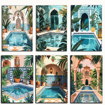 Tableaux décoratifs Pack - Jardin des Paradis Aquatiques - kolors brand