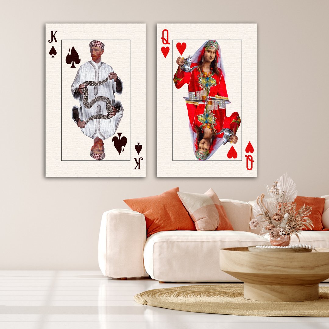 Tableaux décoratifs Pack - King Van x Queen Mona - kolors brand