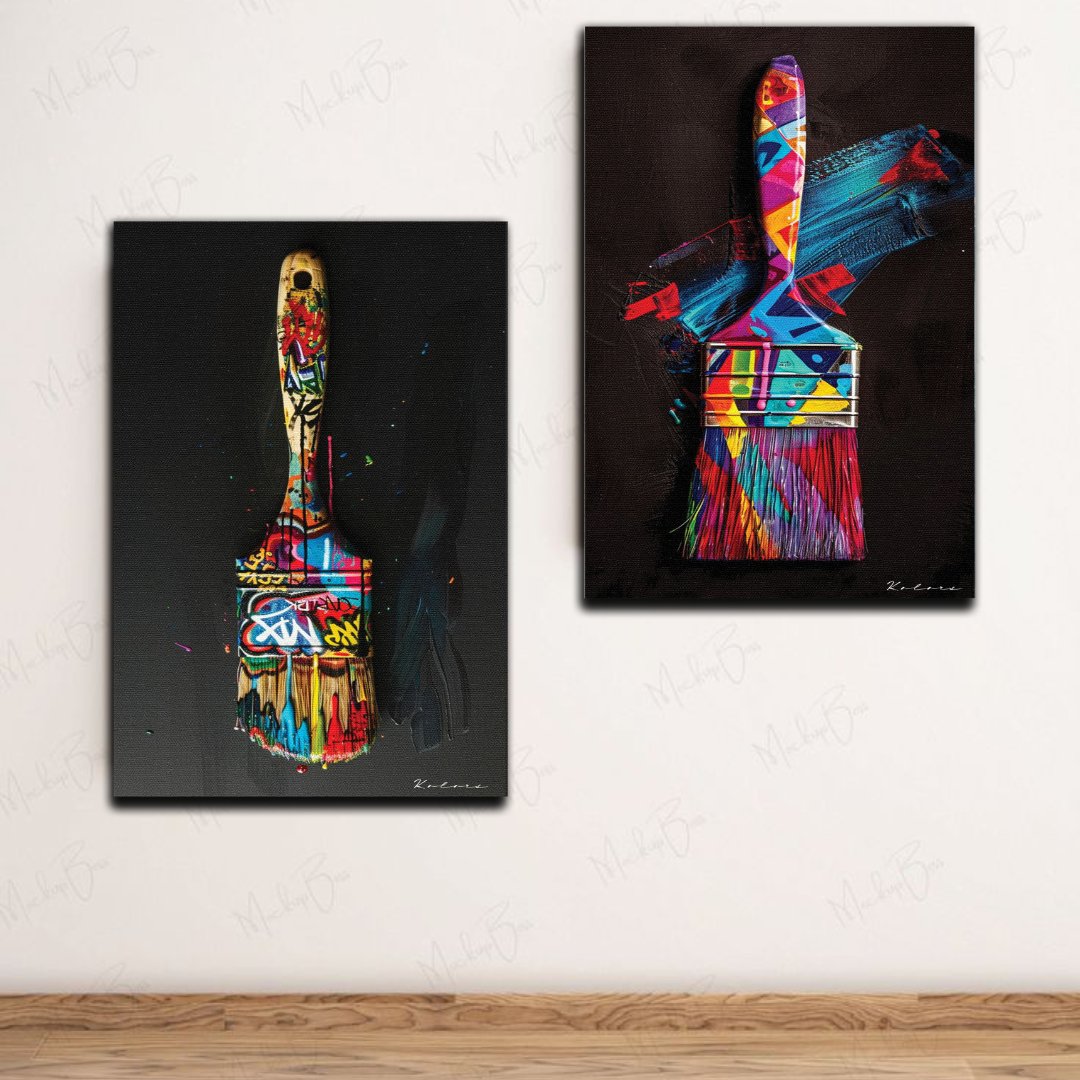 Tableaux décoratifs Pack - Pinceau Duo - kolors brand