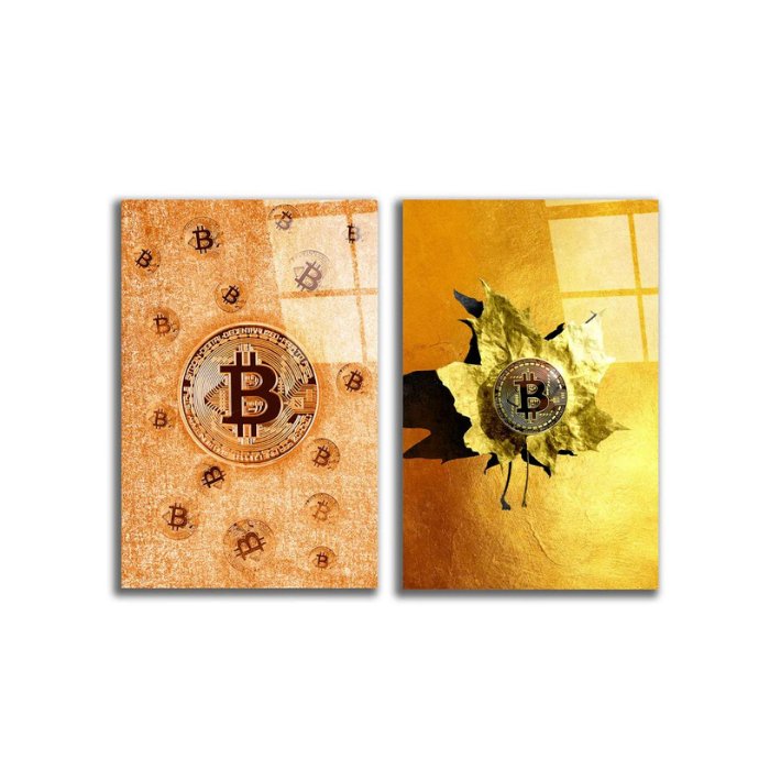 Tableaux décoratifs Pack - Puissance BTC Duo - kolors brand