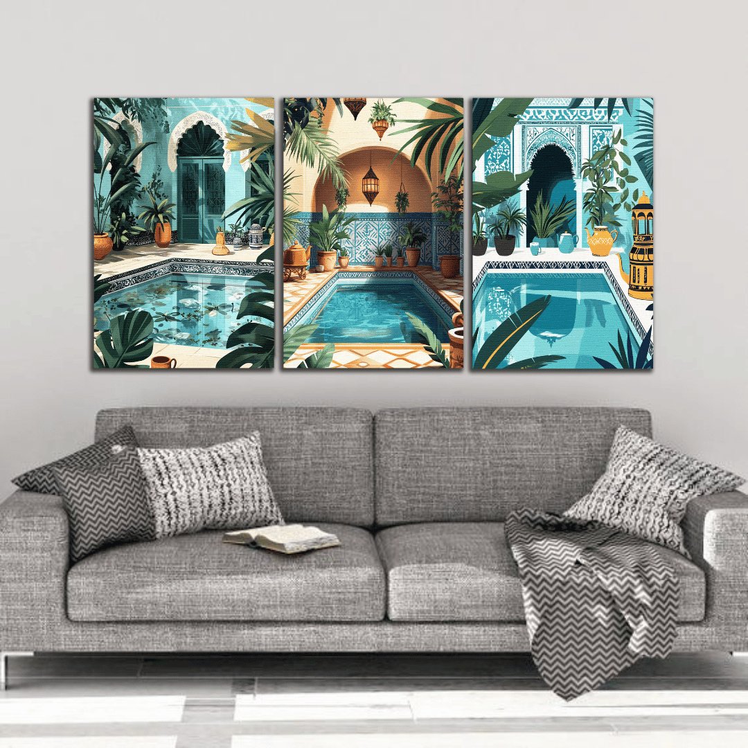 Tableaux décoratifs Pack - Reflets d'Azzur - kolors brand