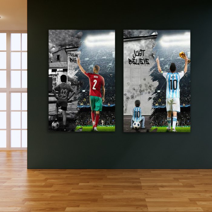 Tableaux décoratifs Pack - Rêvez grand Duo - kolors brand