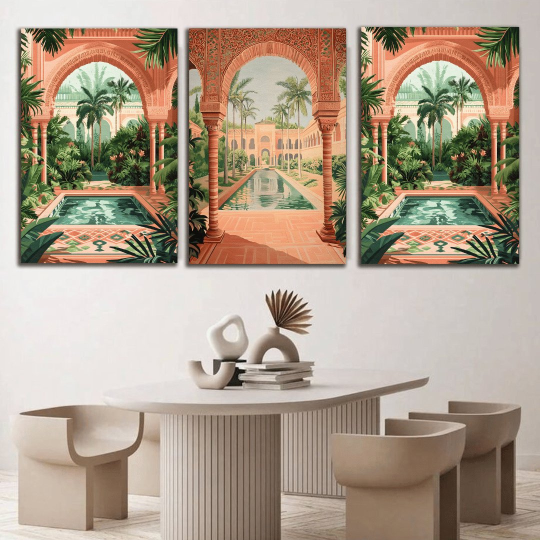 Tableaux décoratifs Pack - Sérénité des Palais Marocains - kolors brand