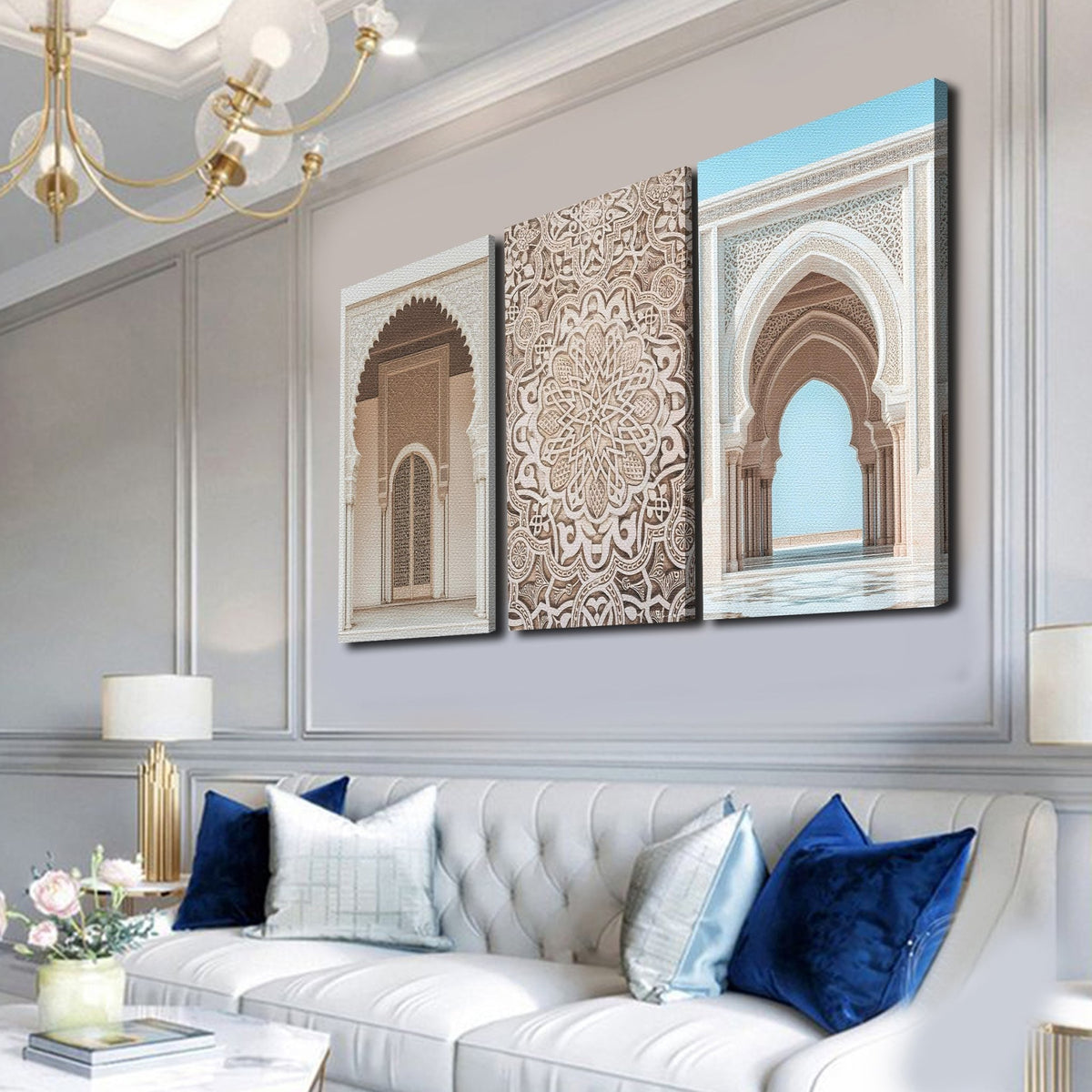 Tableaux décoratifs Pack - Trio portes marocaines