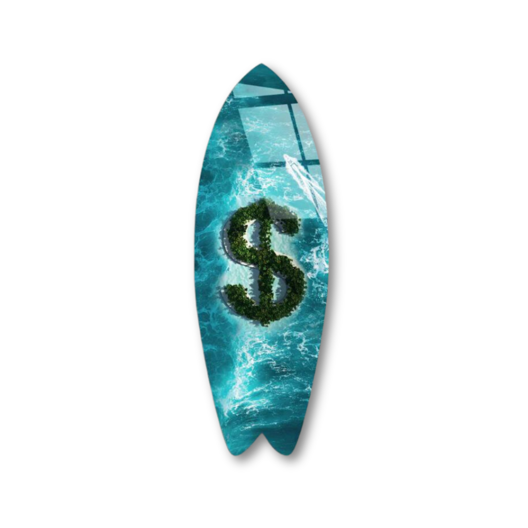 Planche de Surf Dollar Island - Plexiglas