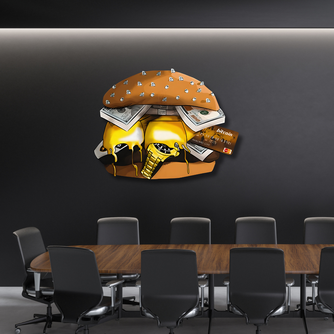 Burger  succès - Sculpture
