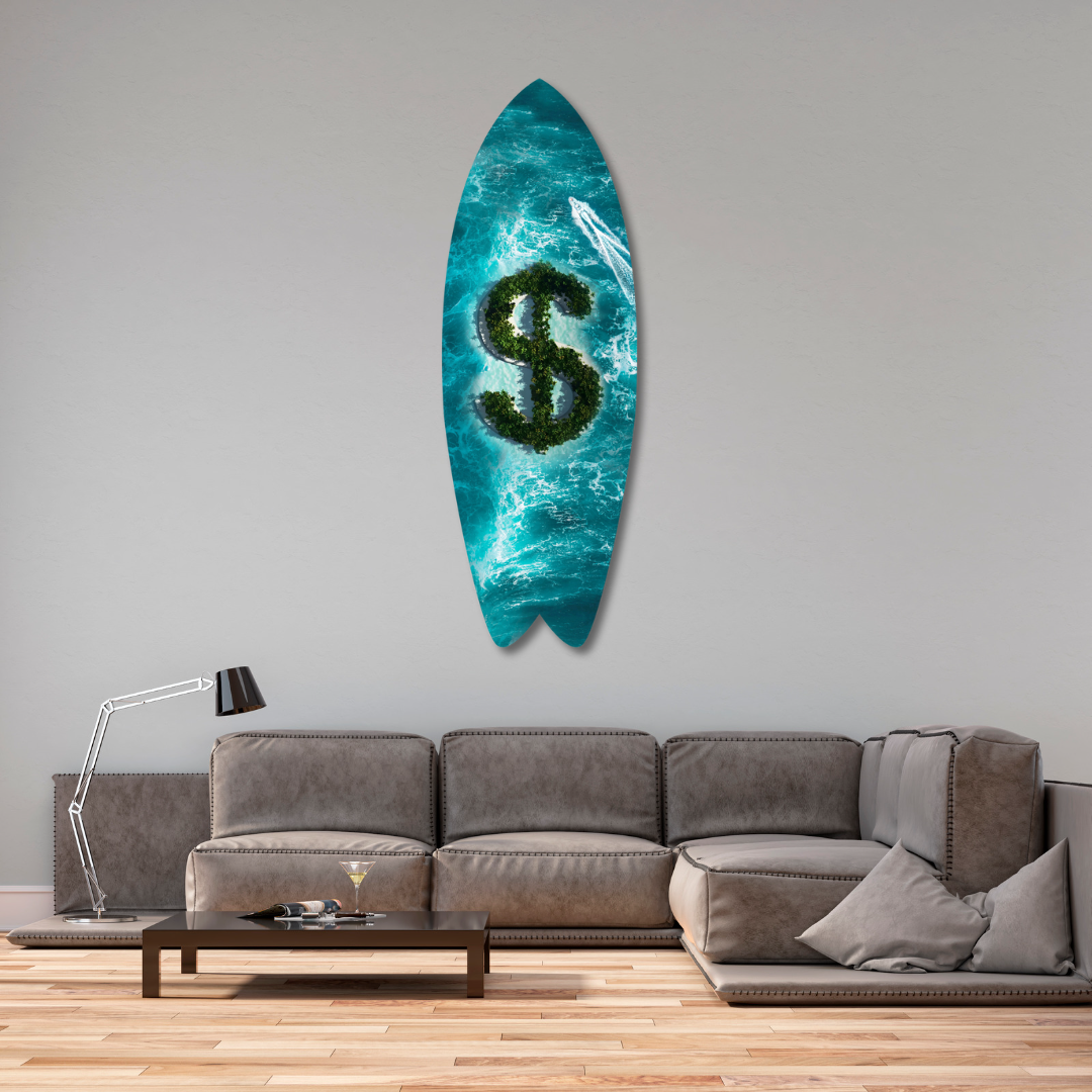 Planche de Surf Dollar Island - Plexiglas